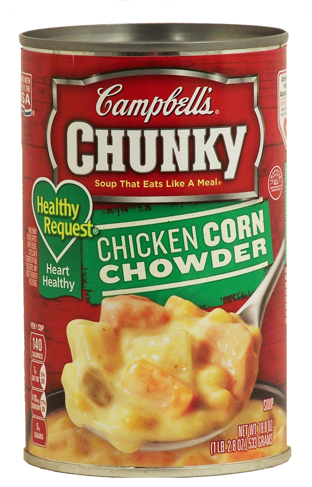 Campbell's Chunky chicken corn chowder chunky soup Full-Size Picture